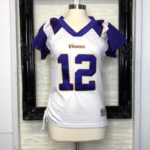 Reebok NFL Team Apparel Tops - REEBOK Women's Minnesota Vikings Jersey